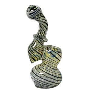 Glass Bubbler Genuine Pipe Co 6" Stand Up - Blue
