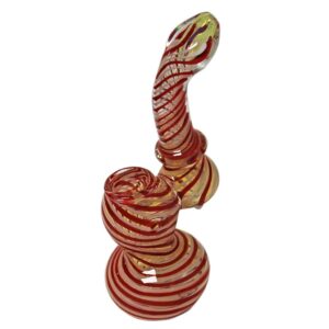 Glass Bubbler Genuine Pipe Co 6″ Stand Up – Red