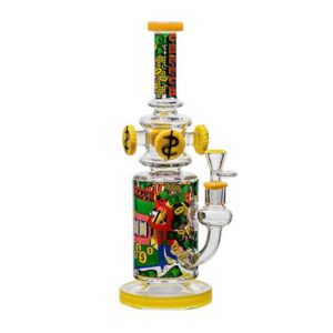 Glass Bong Cheech Glass 13" Let's Gamble Design