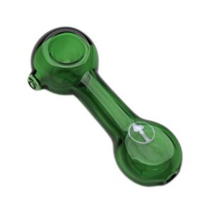 Glass Pipe Tree Glass 4" - Green