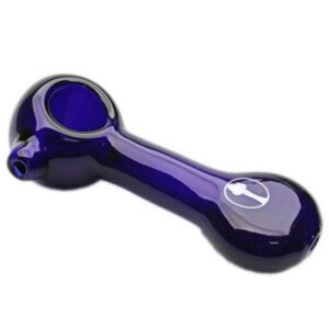 Glass Pipe Tree Glass 4" - Blue